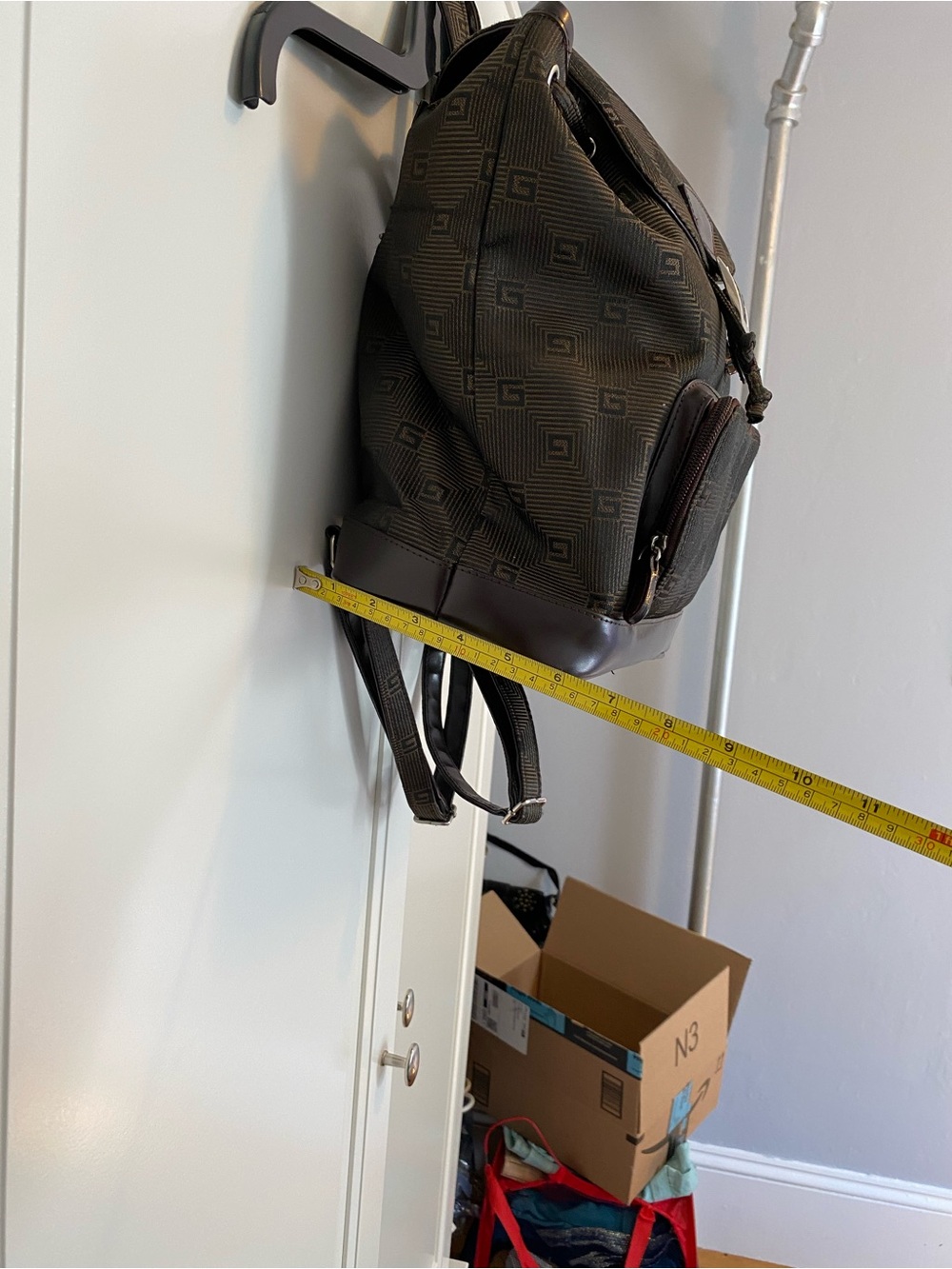 Drawstring Backpack with Front Pocket - Picture 9 of 12